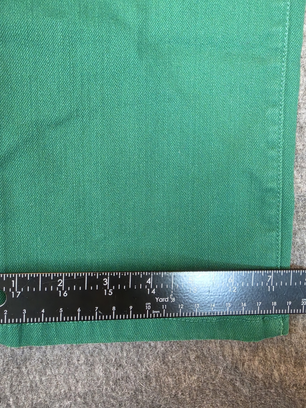 Lauren Ralph Lauren Modern Straight Jeans 10P Green Denim Preppy School Classic - Picture 8 of 11